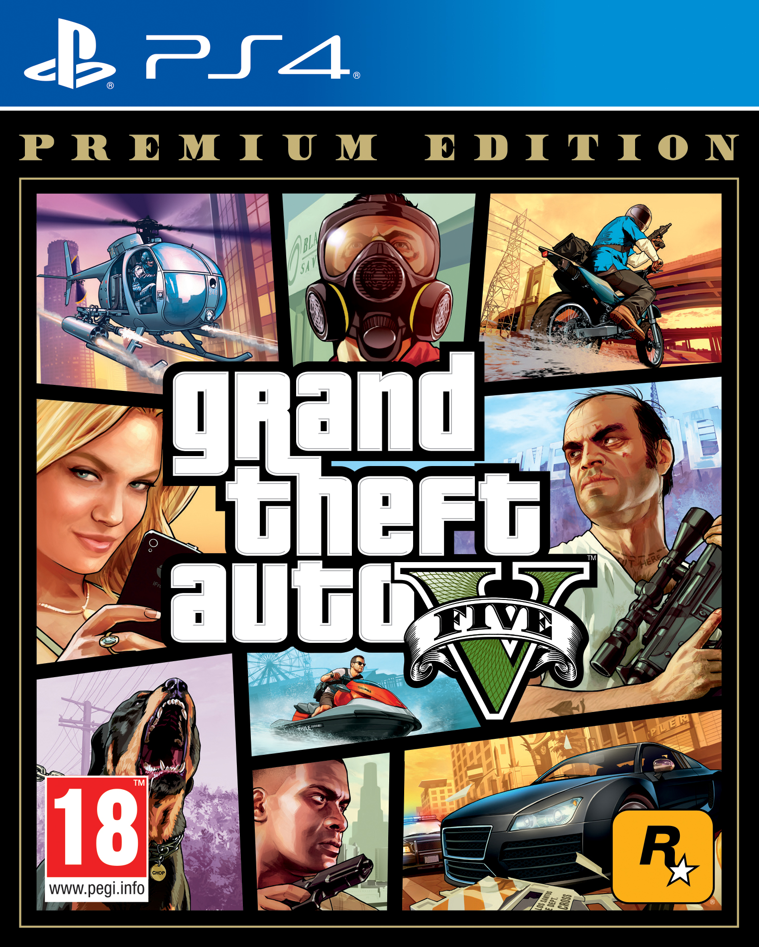 Grand Theft Auto V. Premium Edition [PS4] цена и фото