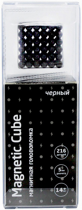 

Магнитный куб: Magnetic Cube (5 мм, черный)