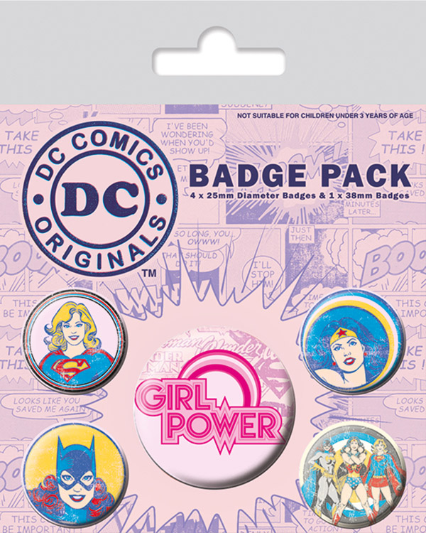 

Набор значков DC Comics: Girl Power 5-Pack