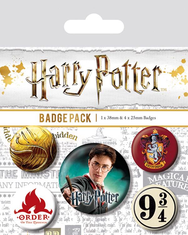 

Набор значков Harry Potter: Gryffindor 5-Pack