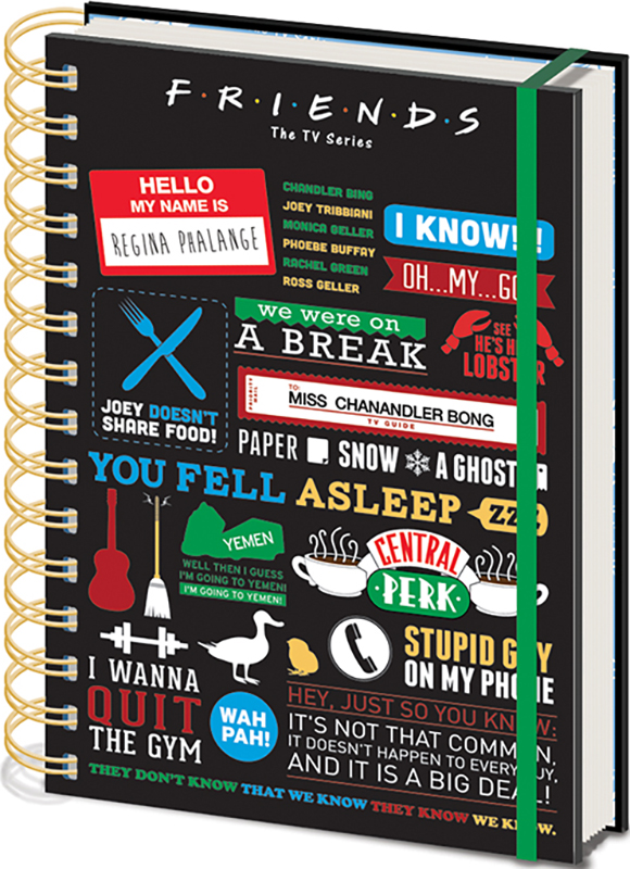

Записная книжка Friends: Infographic