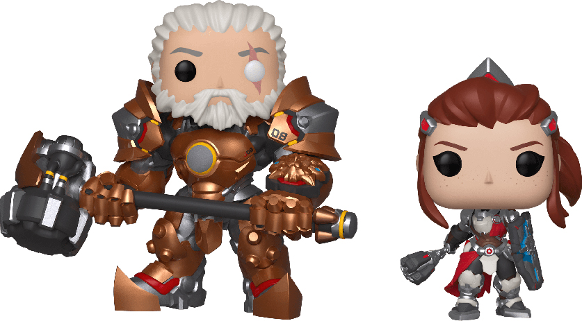 

Набор фигурок Funko POP Games: Overwatch – Reinhardt And Brigitte (2-Pack)