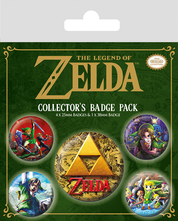 

Набор значков The Legend Of Zelda Classics