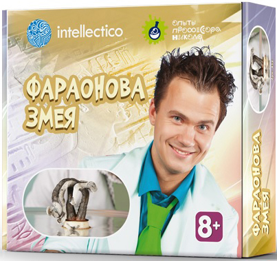 

Набор для опытов Опыты профессора Николя: Фараонова змея