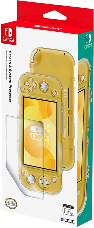 Чехол и защитная плёнка Hori для Nintendo Switch Lite