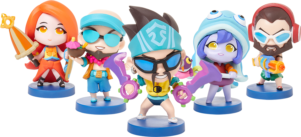 

Набор фигурок League Of Legends – Pool Party Team Minis