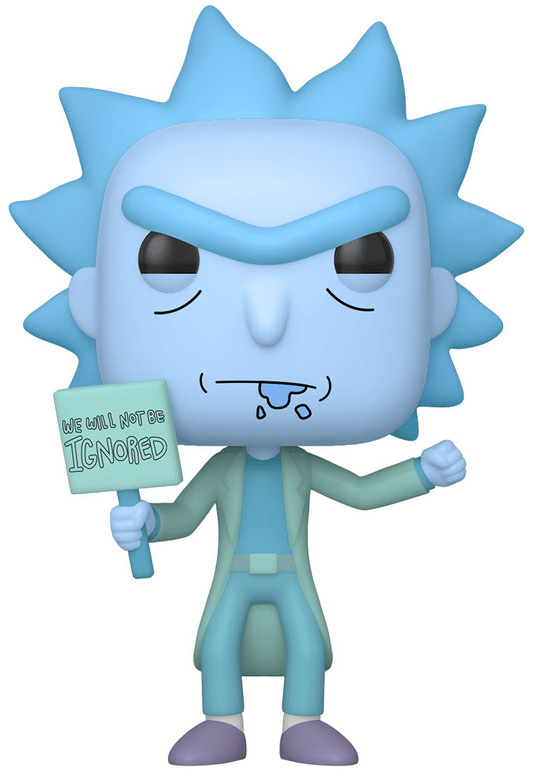 

Фигурка Funko POP Animation: Rick And Morty – Hologram Rick Clone With A Sign (9,5 см)
