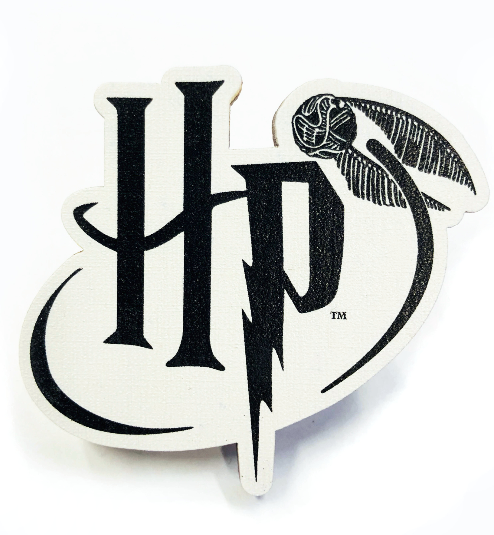 Значок деревянный Гарри Поттер