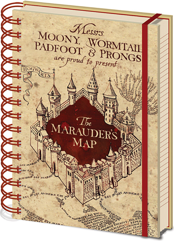 

Блокнот Harry Potter: The Marauders Map