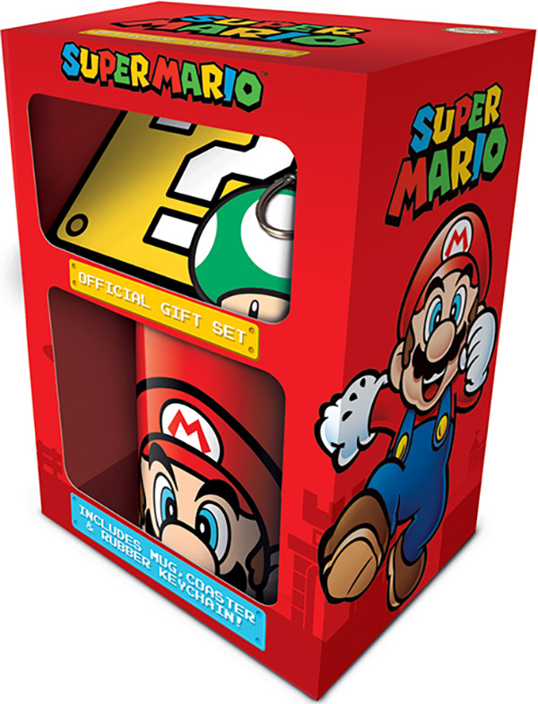 Набор Super Mario: Mario (кружка + костер + брелок)