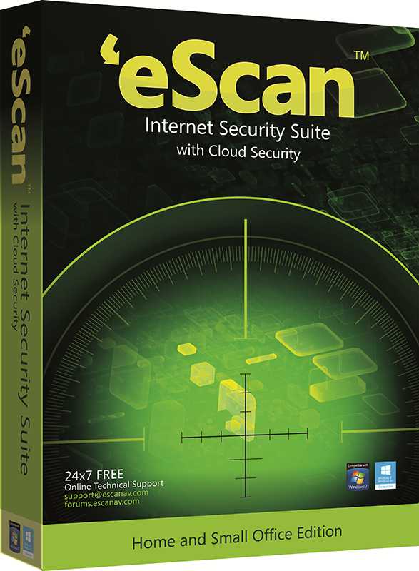 цена eScan Internet Security Suite with Cloud Security для дома и малого офиса (1 ПК, 1 год) [Цифровая версия] (Цифровая версия)