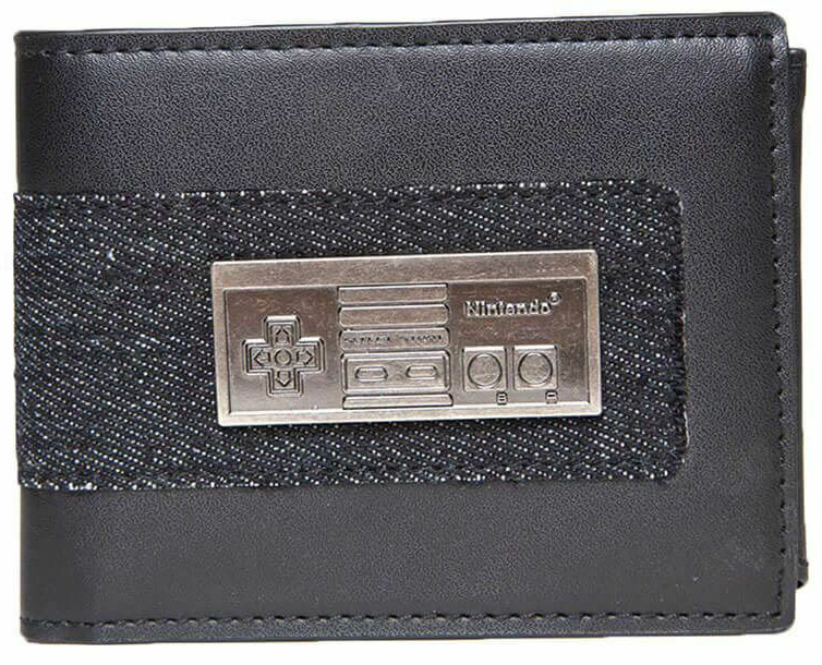 

Кошелёк Nintendo: Printed NES Logo Metal Controller Bifold