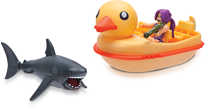 

Набор фигурок Roblox: SharkBite Duck Boat