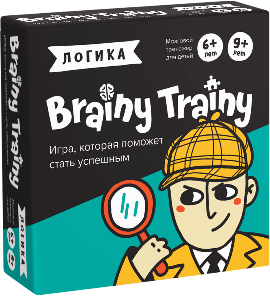 Настольная игра-головоломка Brainy Trainy: Логика