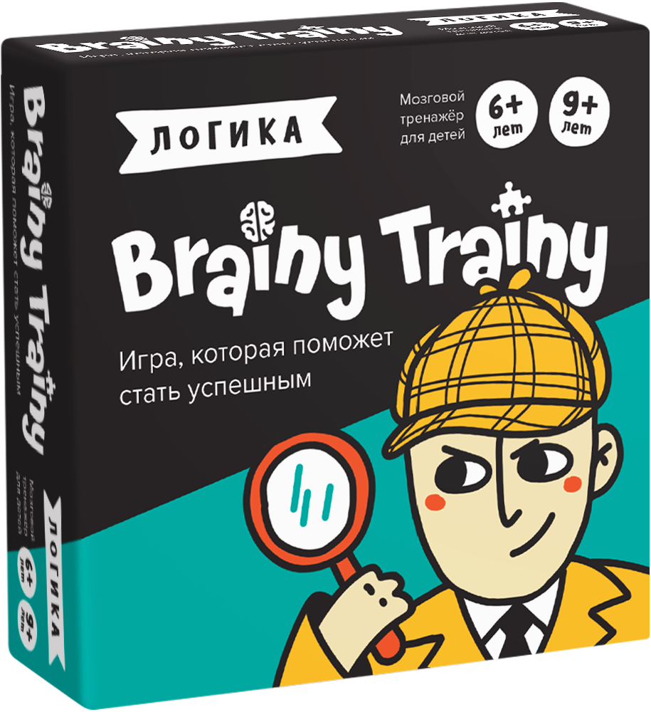 Настольная игра-головоломка Brainy Trainy: Логика от 1С Интерес