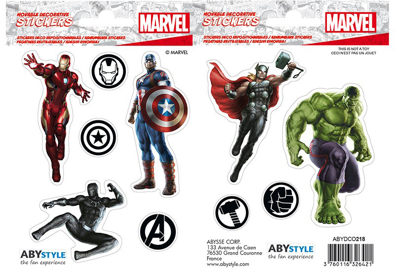 

Набор стикеров Marvel: Avengers