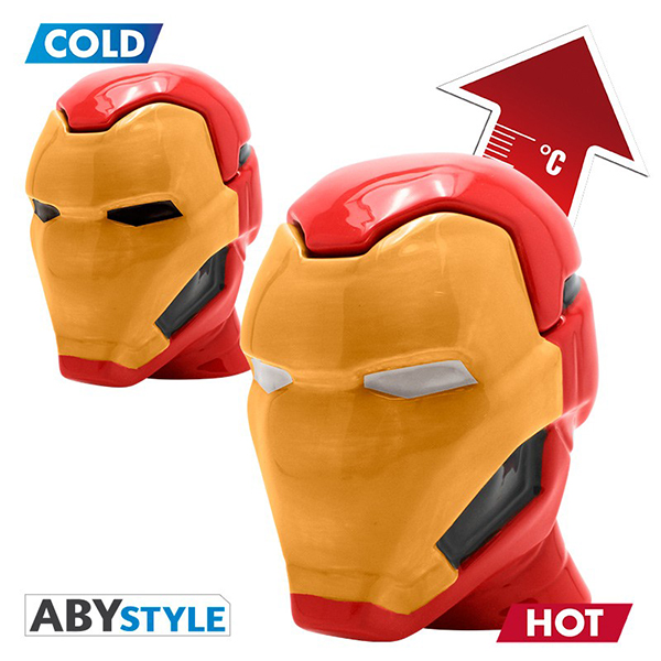 

Кружка Marvel: Iron Man Heat Change 3D