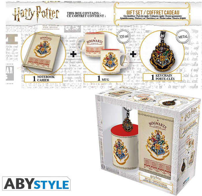 

Набор подарочный Harry Potter (кружка + брелок + блокнот Hogwarts)