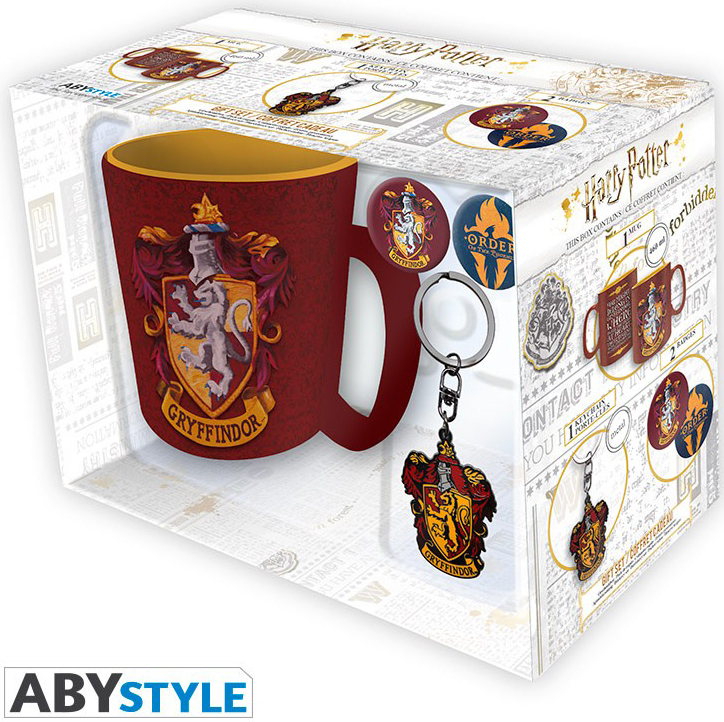 

Набор подарочный Harry Potter (кружка + брелок + значки Gryffindor)