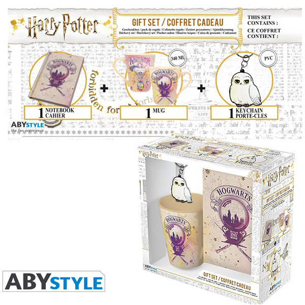 

Набор подарочный Harry Potter (кружка + брелок Букля + блокнот Hogwarts)
