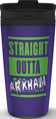 цена Кружка The Joker: Straight Outta Arkham Travel Mug