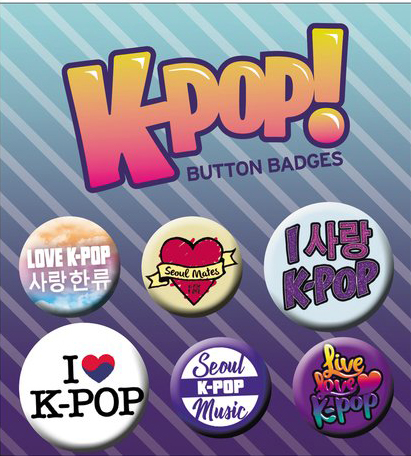 Набор значков K-POP