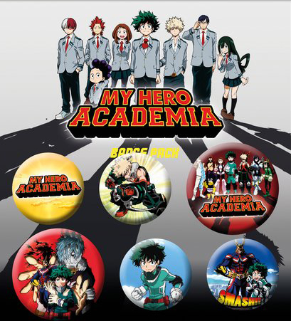 

Набор значков My Hero Academia