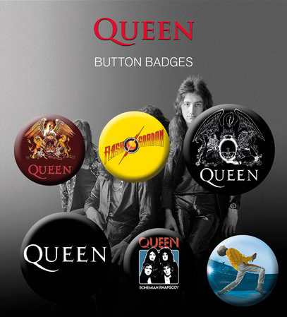 

Набор значков Queen: Mix Bravado