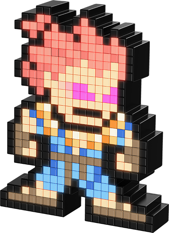 Фигурка Pixel Pals: Street Fighter – Akuma Светящаяся