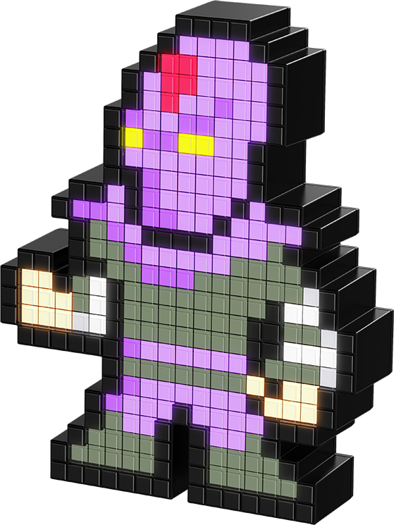 

Фигурка Pixel Pals: Teenage Mutant Ninja Turtles ∞ Foot Soldier Светящаяся