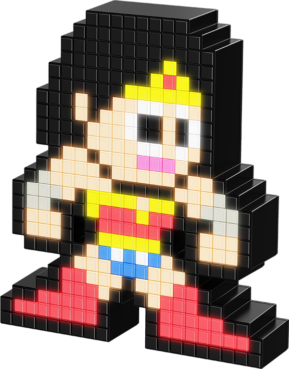 Фигурка Pixel Pals: DC – Wonder Woman Светящаяся
