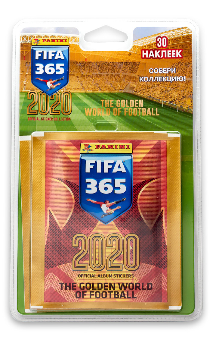 Блистер с наклейками UEFA EURO 2020 (5 наборов)
