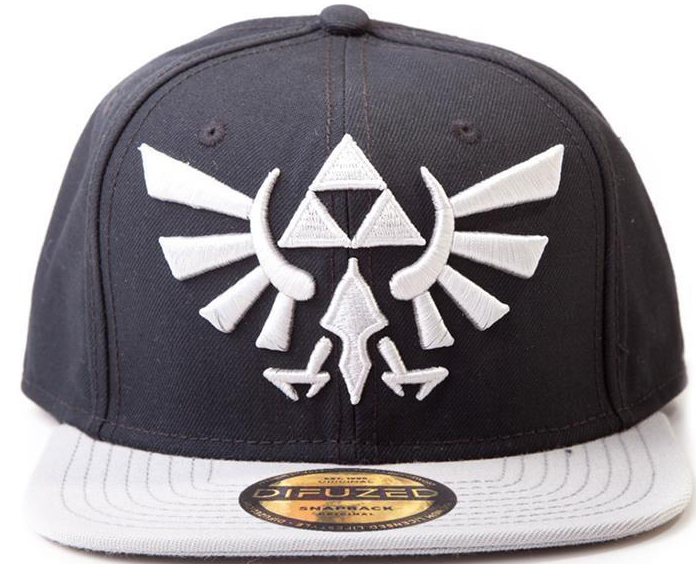 Бейсболка Zelda: Twilight Princess With Grey Triforce Logo