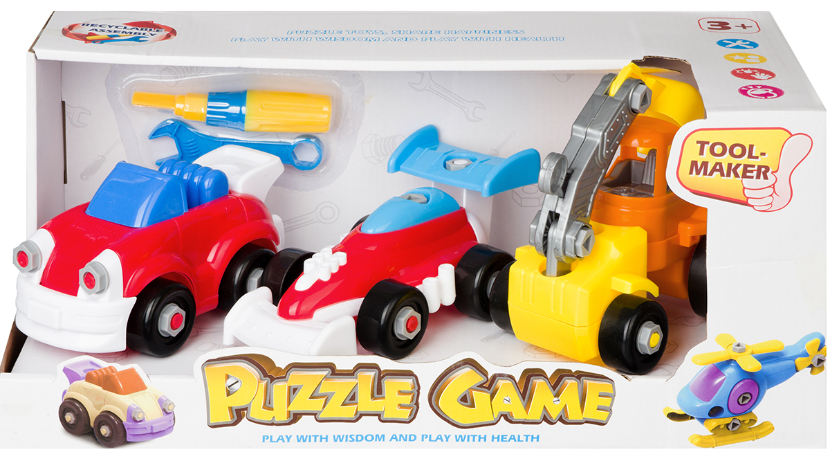 

Набор пластмассовых деталей для сборки авто, гоночного кара, экскаватора (Union Vision: 555-9)