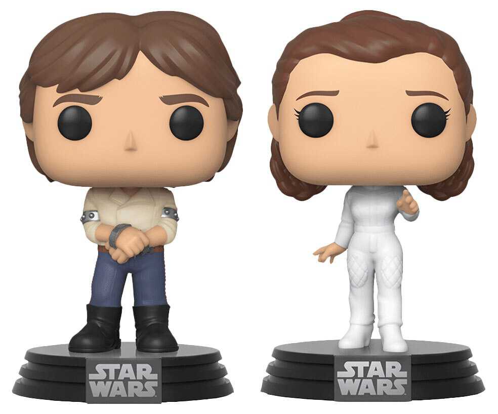 

Фигурка Funko POP Star Wars 40: Han Solo & Princess Leia Bobble-Head (2-Pack)