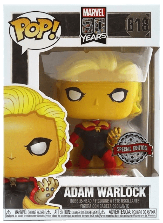 

Фигурка Funko POP: Marvel 80 Years – Adam Warlock Bobble-Head Exclusive (9,5 см)