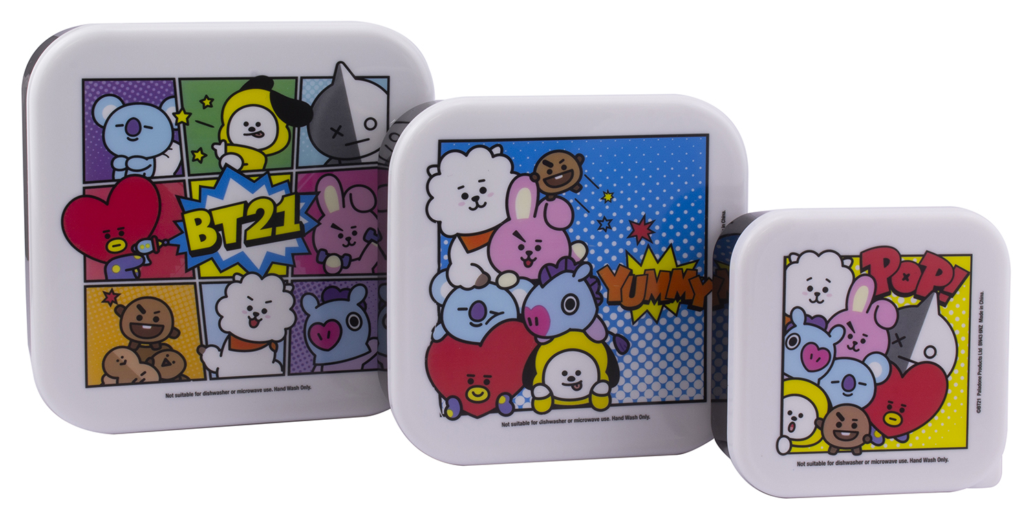 

Набор контейнеров для продуктов BT21 (3-Pack)