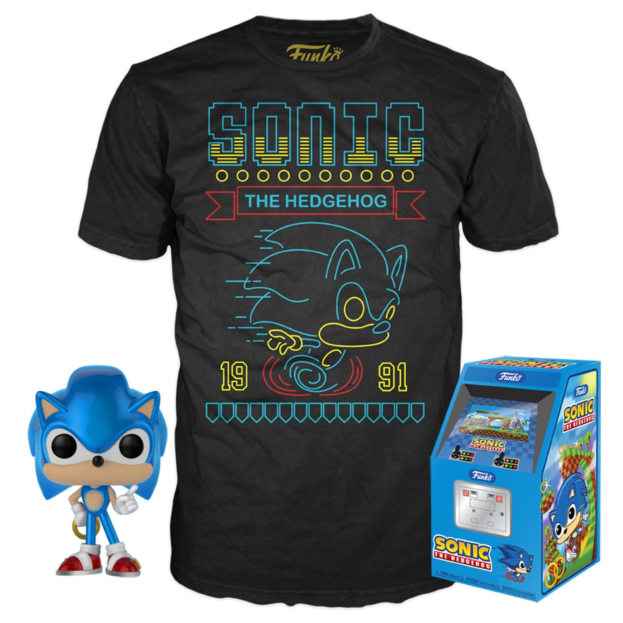 

Набор Футболка + Фигурка Funko POP: Sonic – The Hedgehog Tees