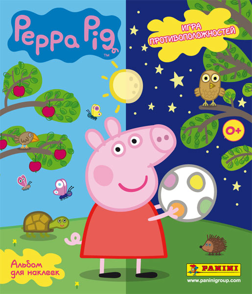 Альбом для наклеек + наклейки + карточки Свинка Пеппа / Peppa Pig