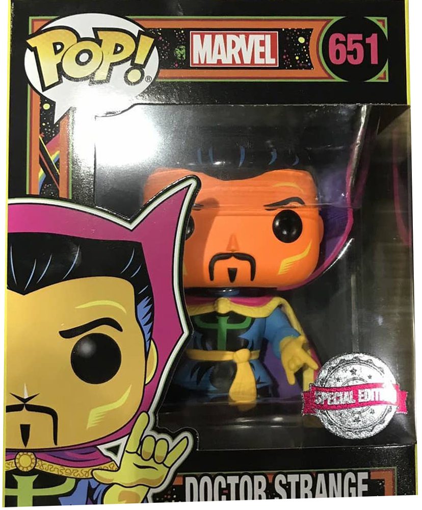 

Фигурка Funko POP Marvel: Black Light – Doctor Strange Bobble-Head Exclusive (9,5 см)