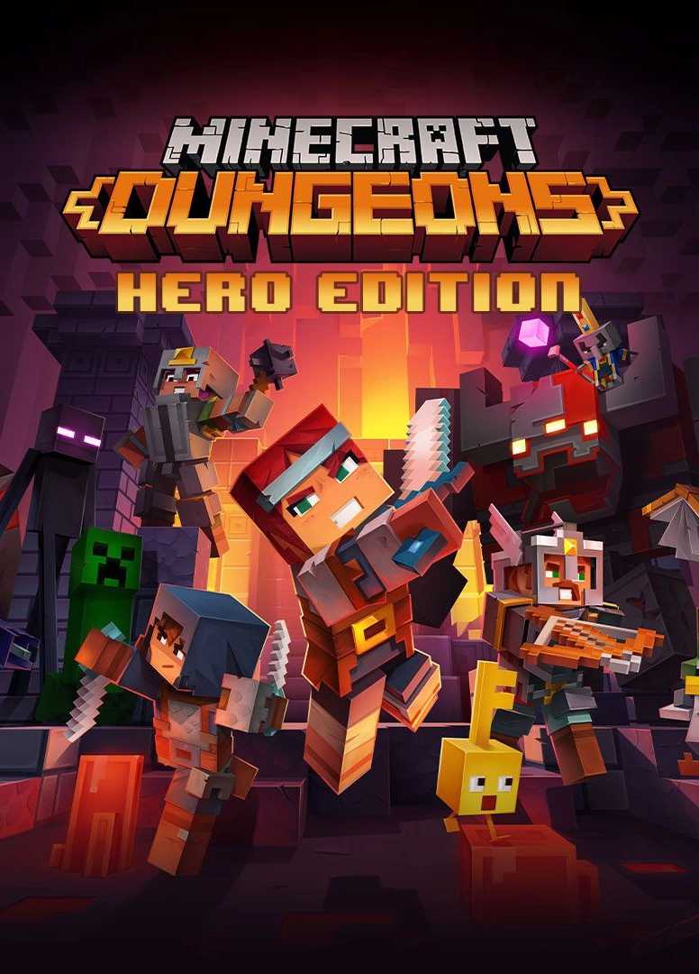 цена Minecraft Dungeons: Hero Edition [Windows 10, Цифровая версия] (Цифровая версия)