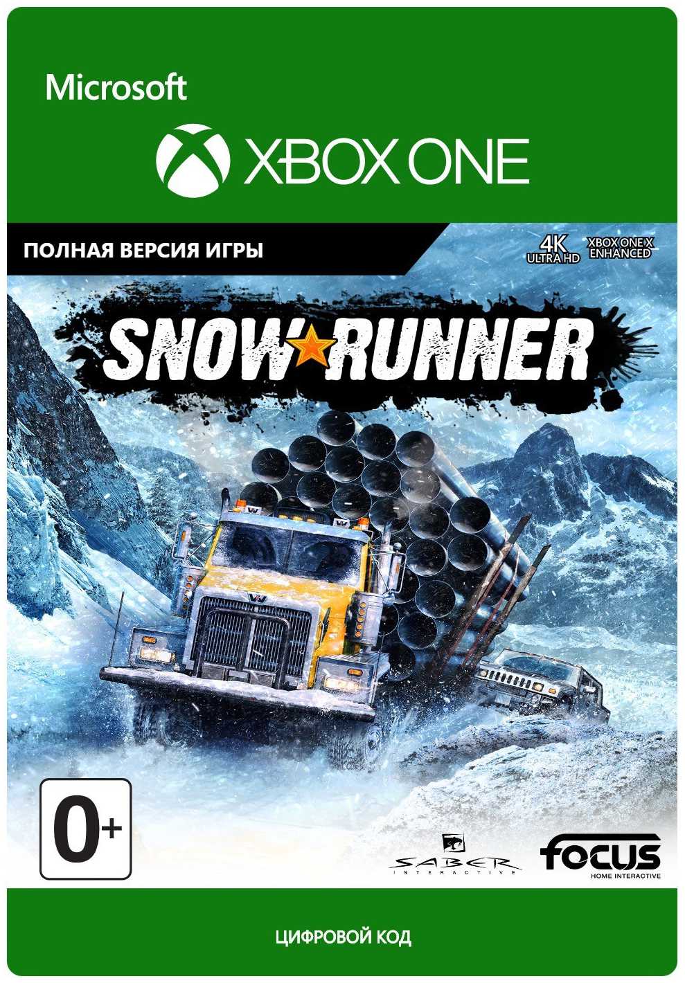 цена SnowRunner [Xbox One, Цифровая версия] (Цифровая версия)