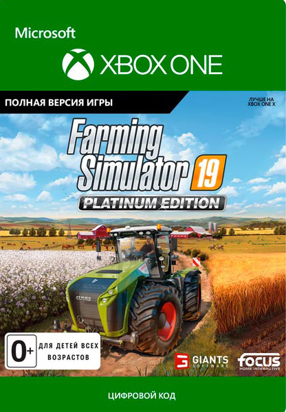 цена Farming Simulator 19. Platinum Edition [Xbox One, Цифровая версия] (Цифровая версия)