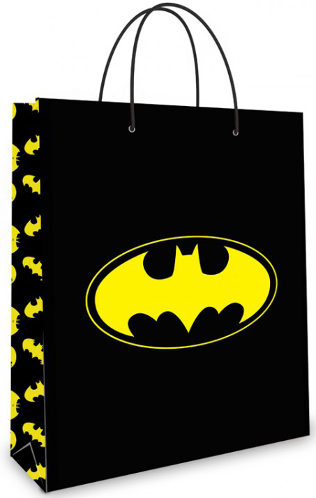 Пакет подарочный Batman (малый) (чёрный)