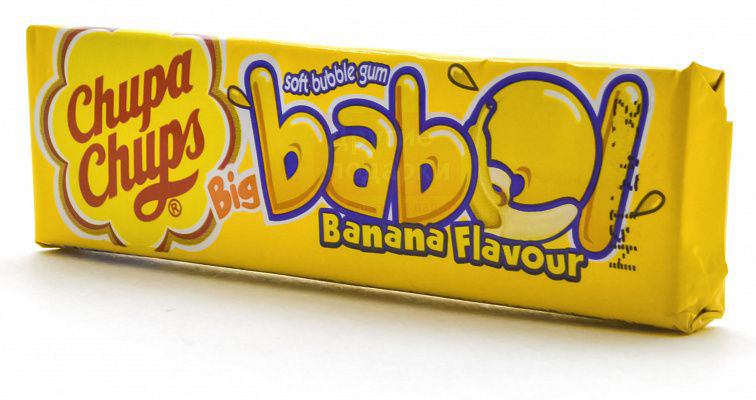 Жевательная резинка Chupa Chups: Big Babol &ndash; Вкус Банан от 1С Интерес