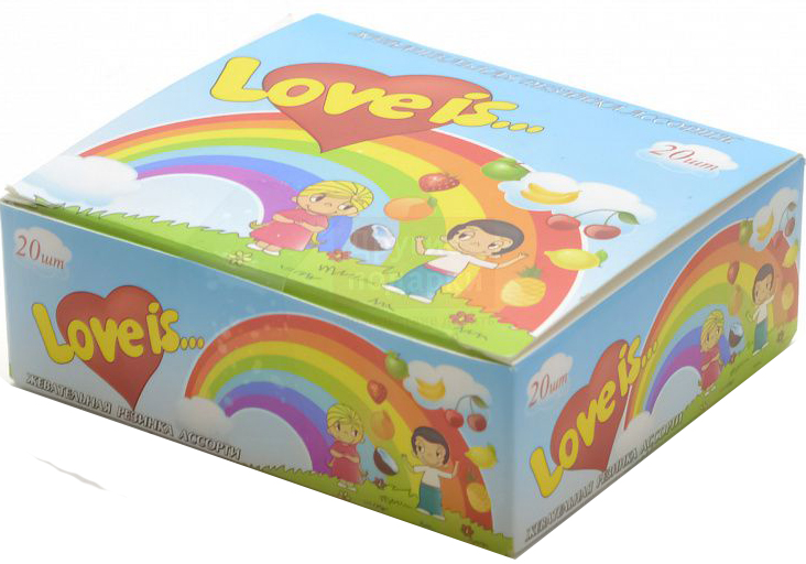 

Жевательная резинка Love Is: Ассорти 20шт