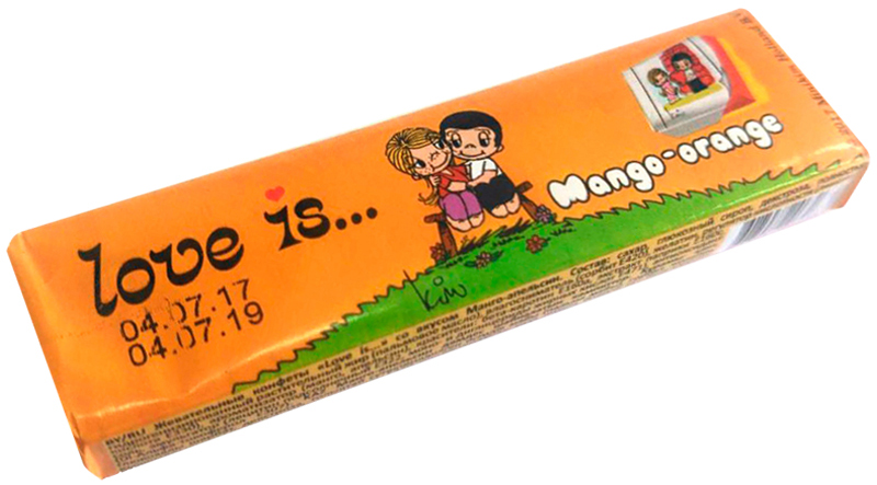 Жевательная конфета Love Is: Вкус Манго-апельсин от 1С Интерес