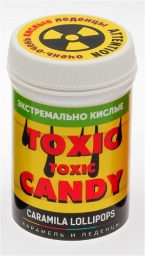 

Леденцы Caramila Lollipops: Toxic Candy – Вкус Яблоко Экстремально кислые