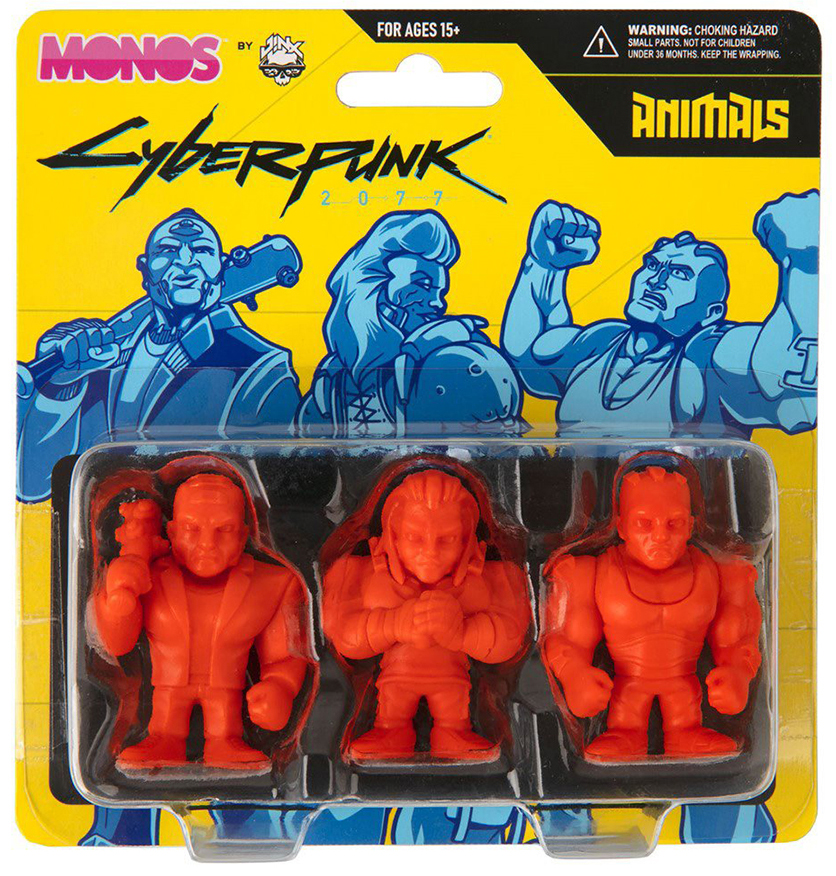 Набор фигурок Cyberpunk 2077: Monos Animals Series 1