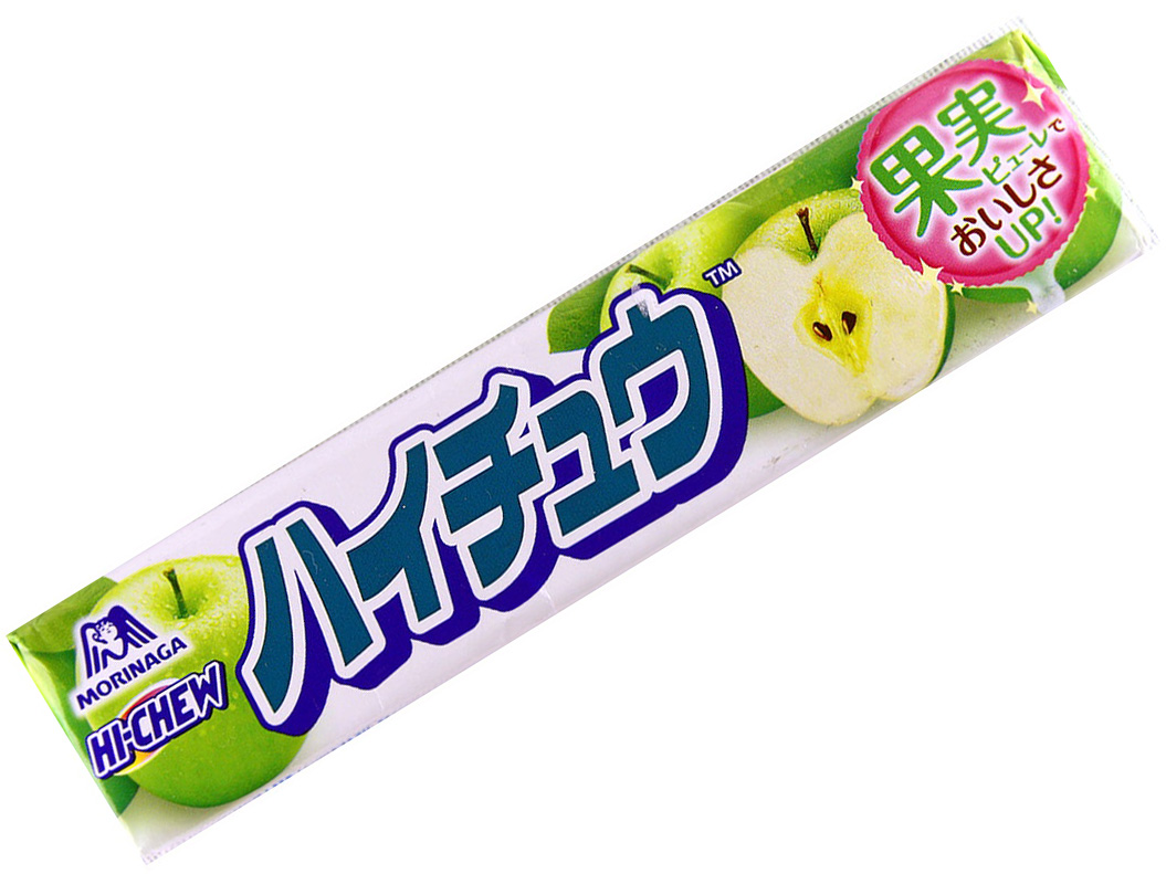 Жевательные конфеты Morinaga: Hi-Chew Green Apple – Вкус зелёного яблока (55г)